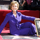 Image of the best judge on television getting a star on the Hollywood Walk of Fame via Getty